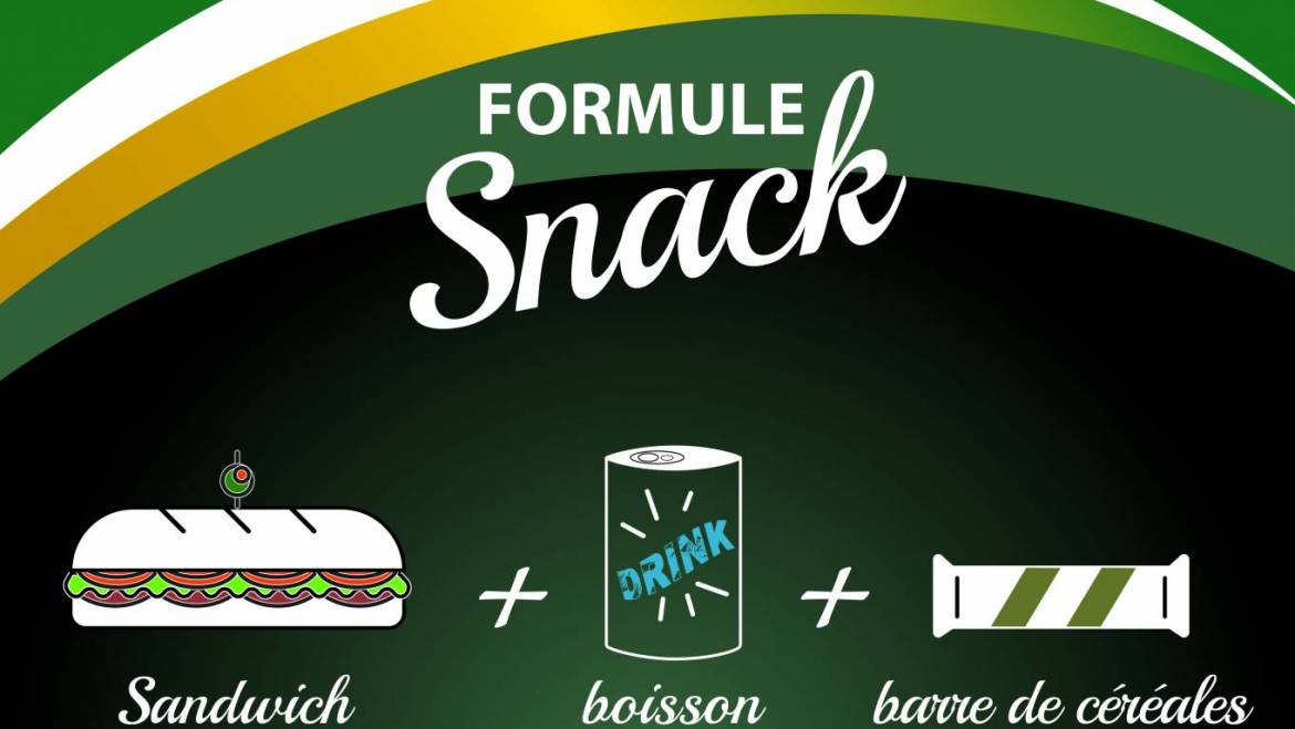 Nouvelle formule Snack à 8 €