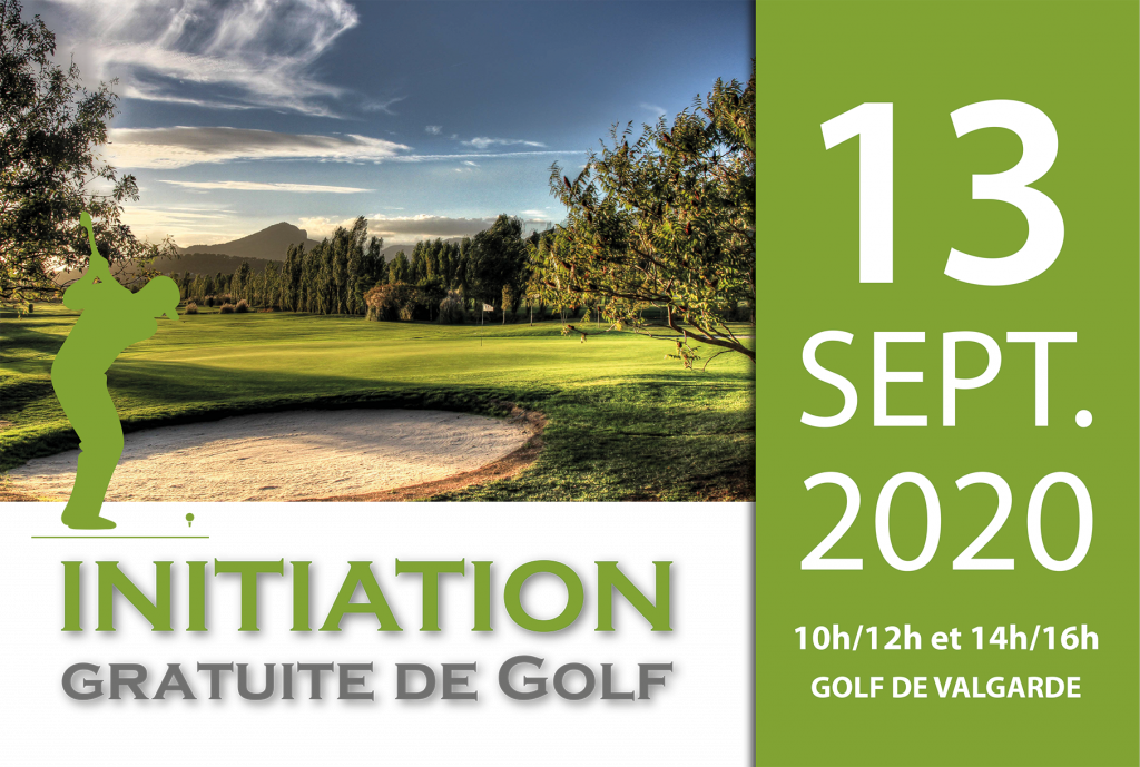 Initiation Gratuite de golf 13 septembre 2020 Golf de Valgarde