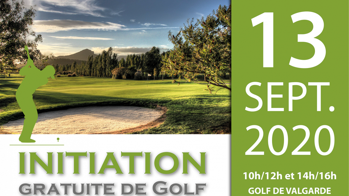 Initiation Gratuite de golf – 13 septembre 2020