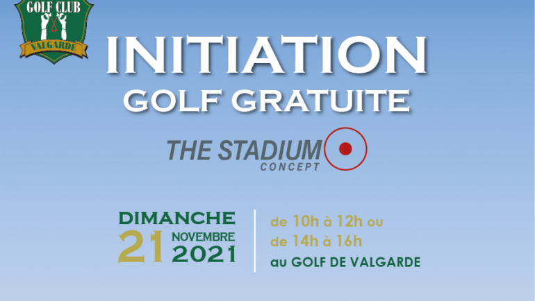 Initiation Gratuite au Golf – dimanche 21 novembre 2021
