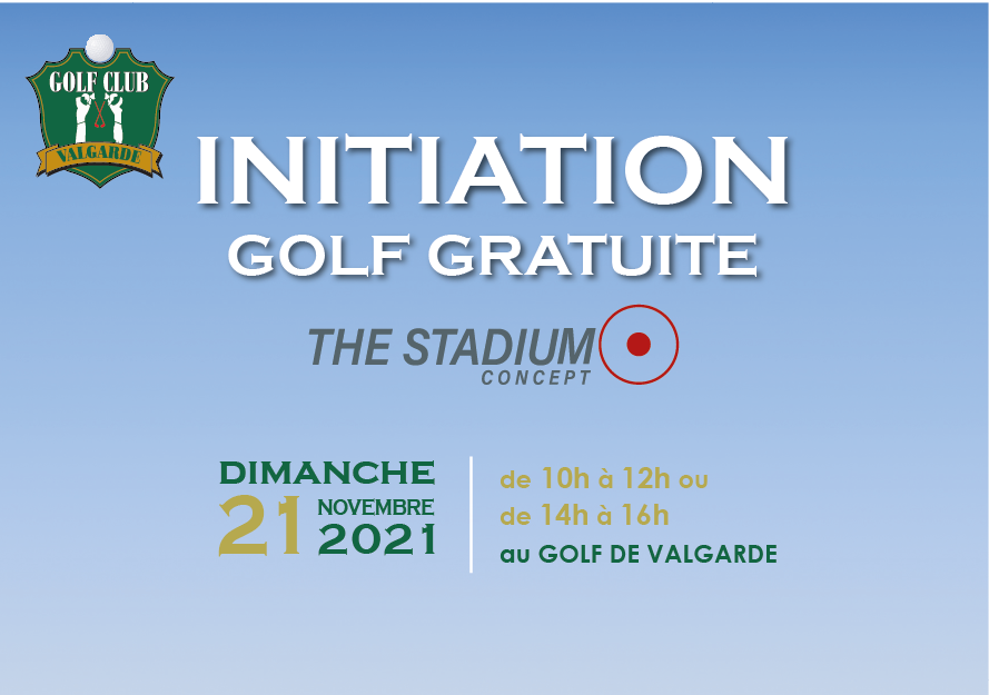 Initiation Gratuite au Golf – dimanche 21 novembre 2021