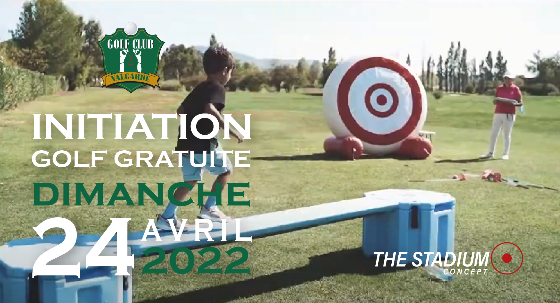 Initiation gratuite au golf – dimanche 24 avril 2022