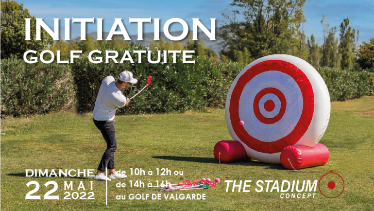 Initiation gratuite au golf – dimanche 22 mai 2022
