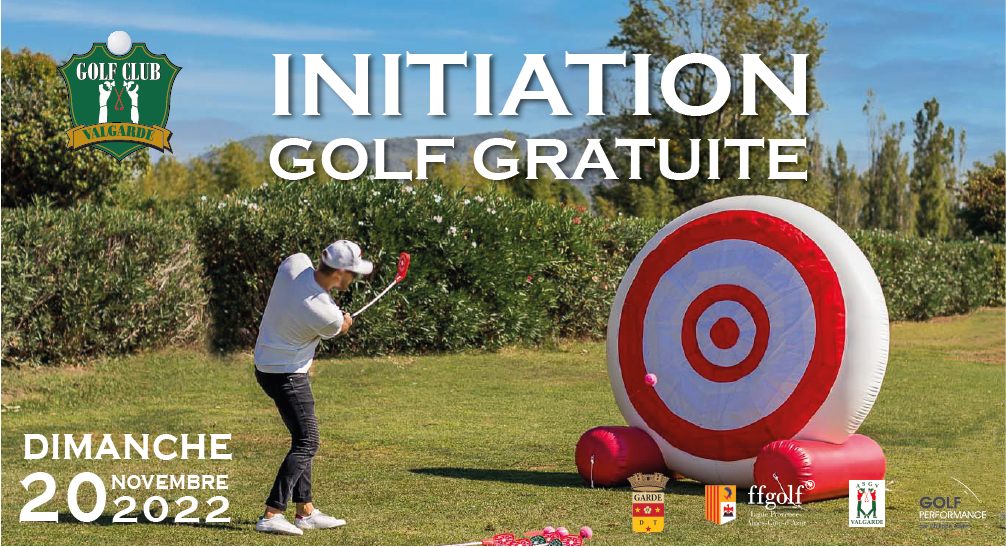 Initiation gratuite au golf – dimanche 20 novembre 2022