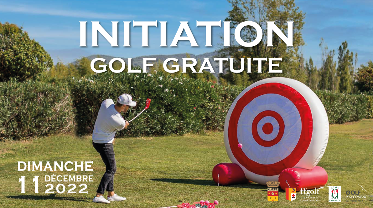 Initiation gratuite au golf – dimanche 11 décembre 2022