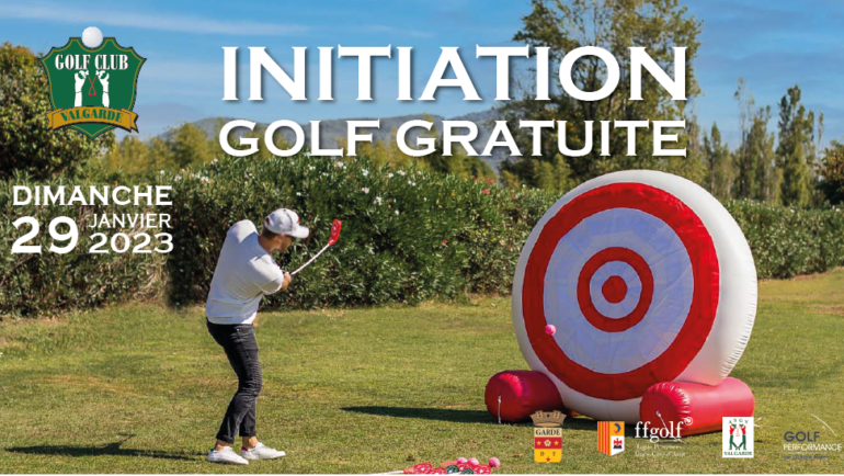 Initiation gratuite au golf – dimanche 29 janvier 2023