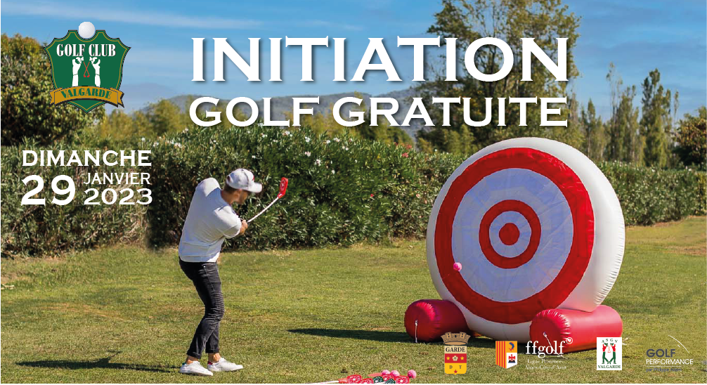 Initiation gratuite au golf – dimanche 29 janvier 2023