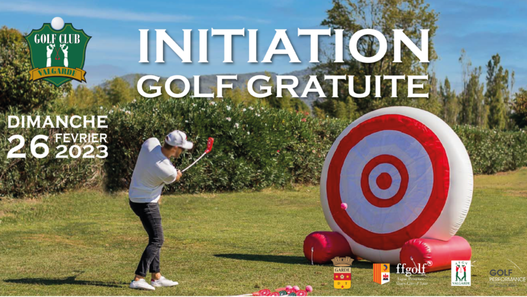 Initiation gratuite au golf – dimanche 26 février 2023