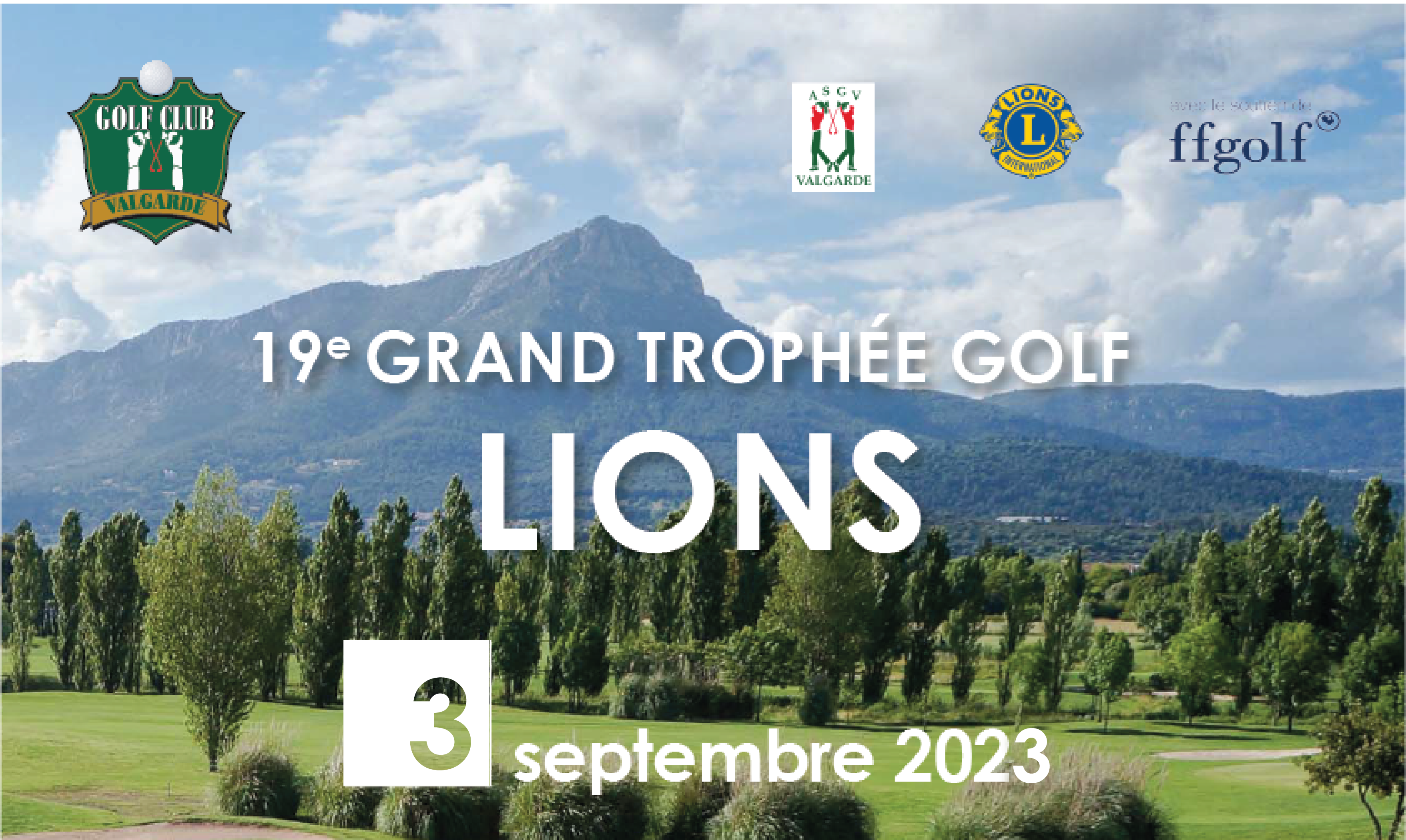 19ème Grand Trophée Golf LIONS – dimanche 3 septembre
