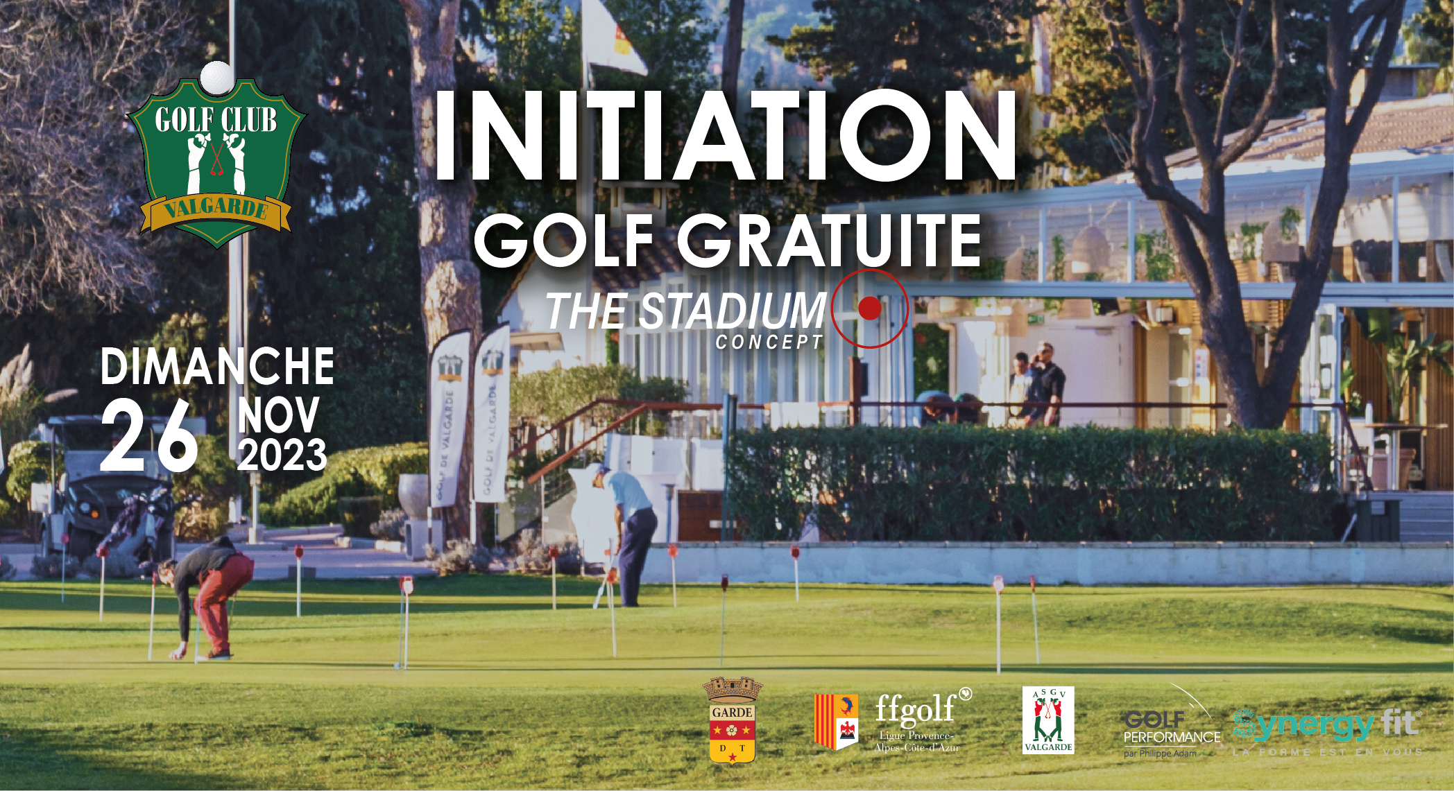 Initiation gratuite au golf – dimanche 26 NOVEMBRE