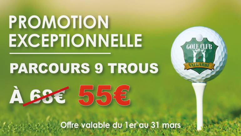 Promotion – Green Fee 9 Trous