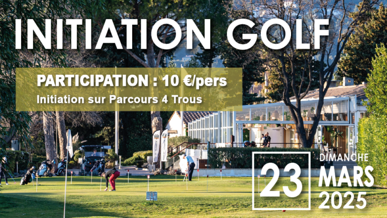 Initiation Golf – Dimanche 23 Mars