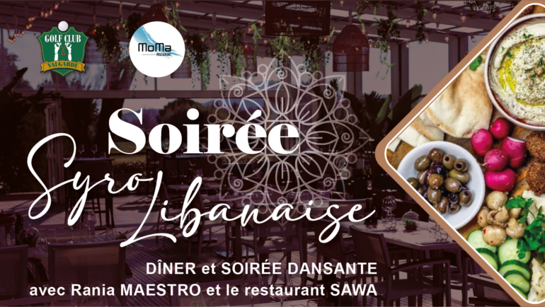 Soirée Syro-Libanaise au Moma Restaurant – 24 avril