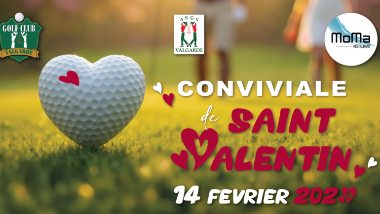 Conviviale de Saint-Valentin 2026 au Golf de Valgarde