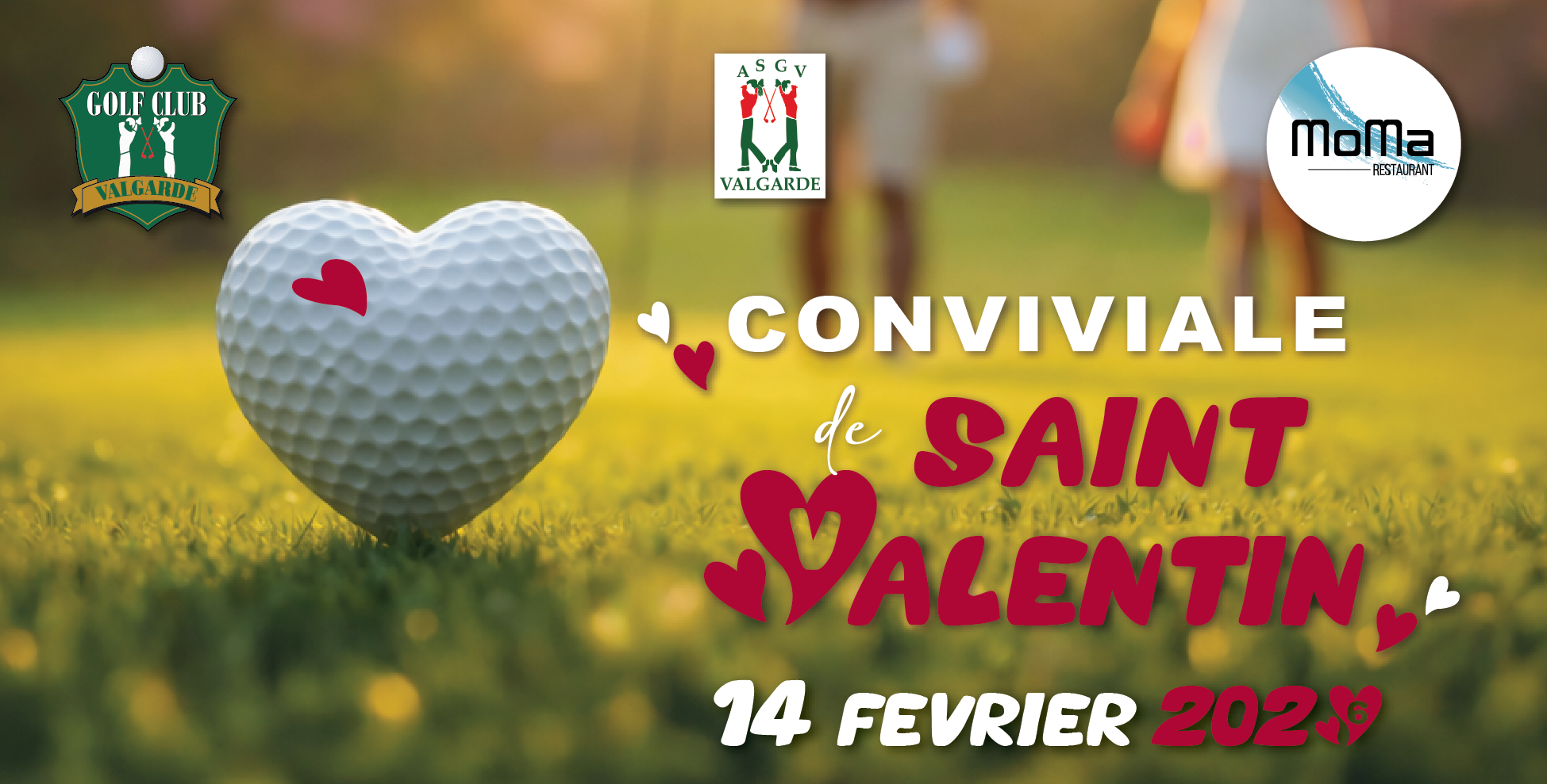 Conviviale de Saint-Valentin 2026 au Golf de Valgarde