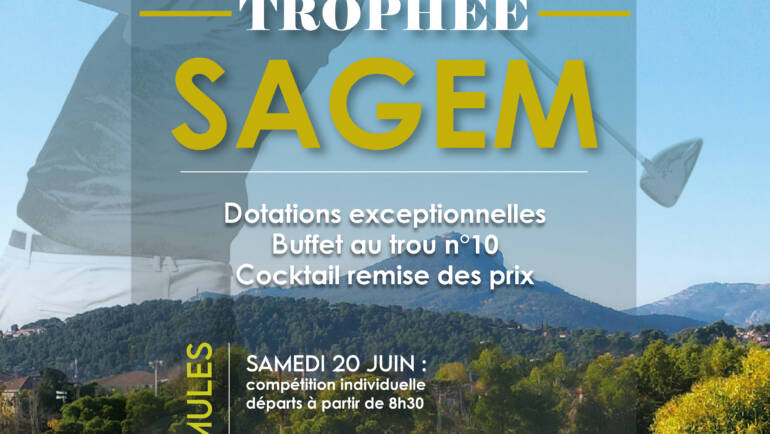Trophée SAGEM le 20 & 21 Juin ⛳